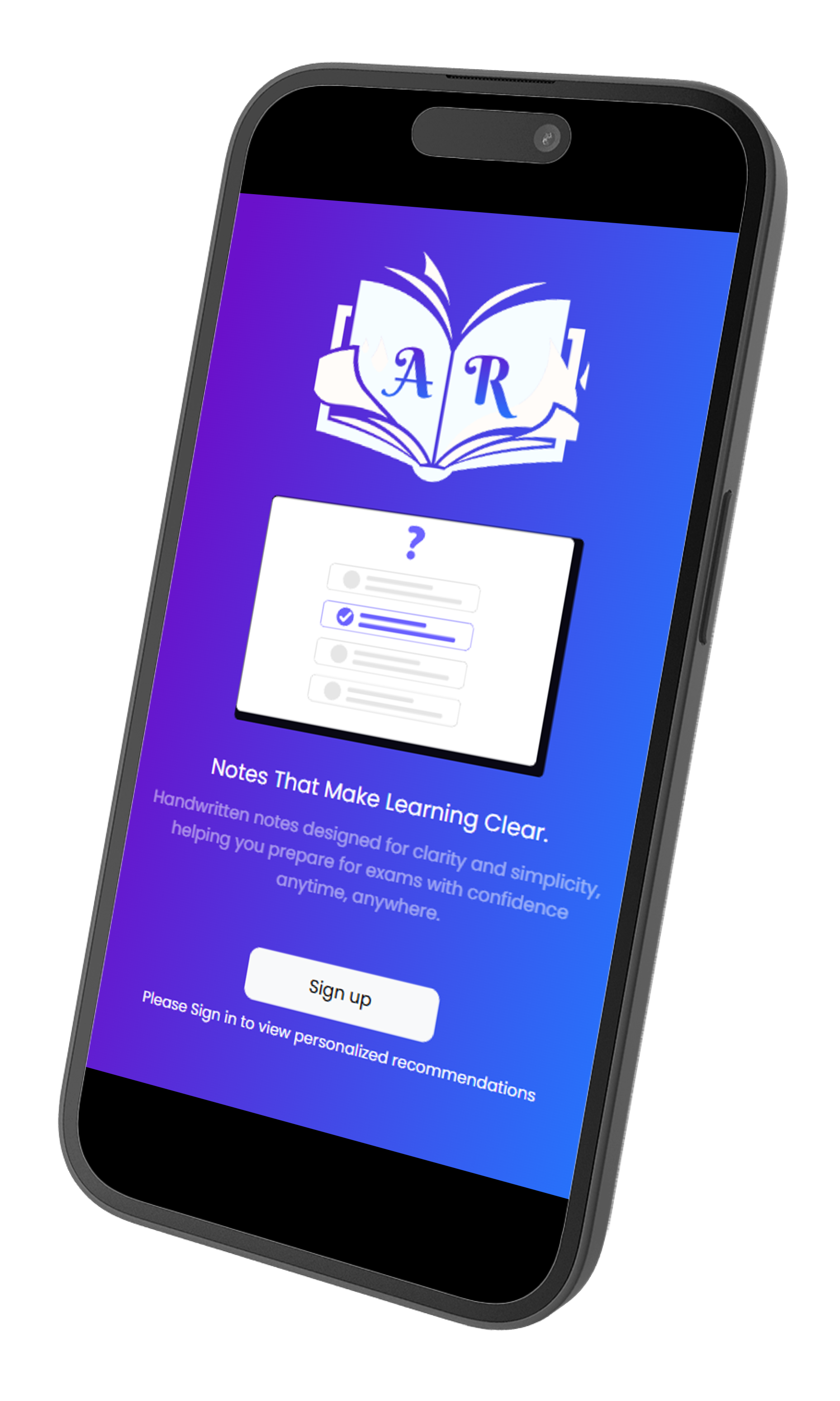 AR Learning Experience